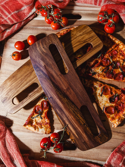Wooden Pizza Cutter