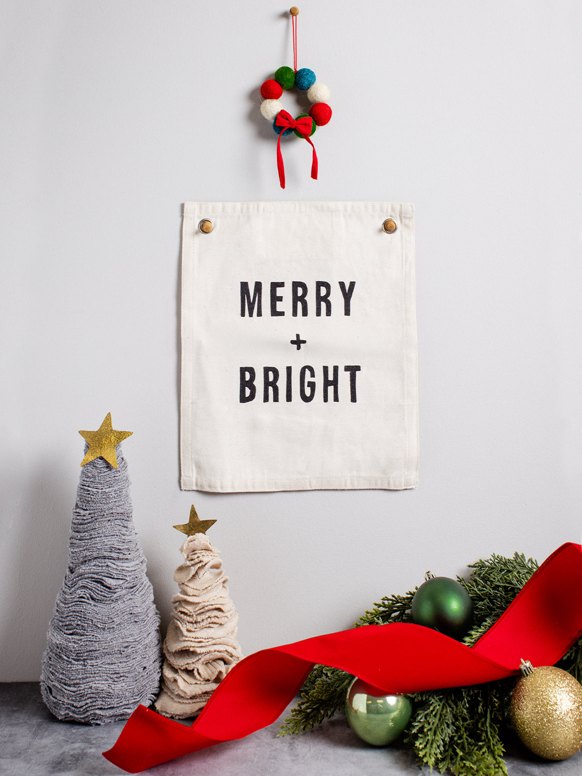 Merry Bright Banner