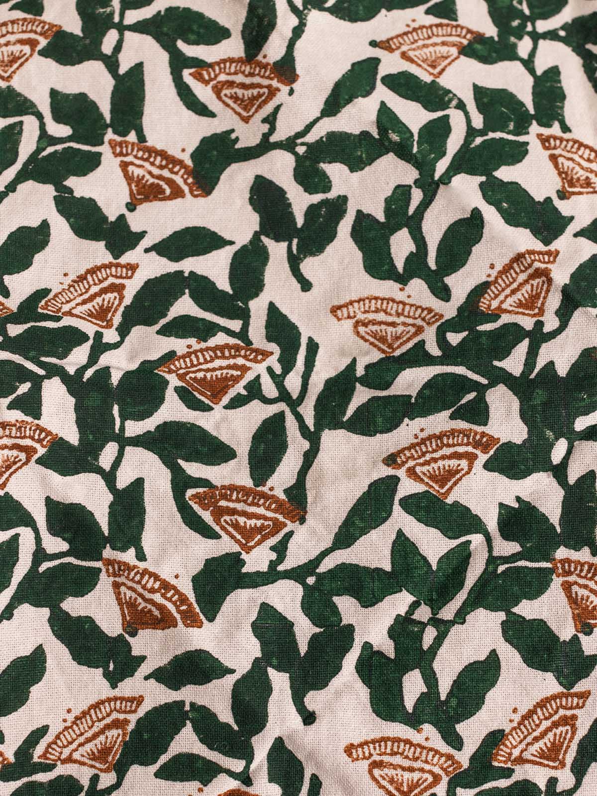 Palash Floral Linen Tea Towel