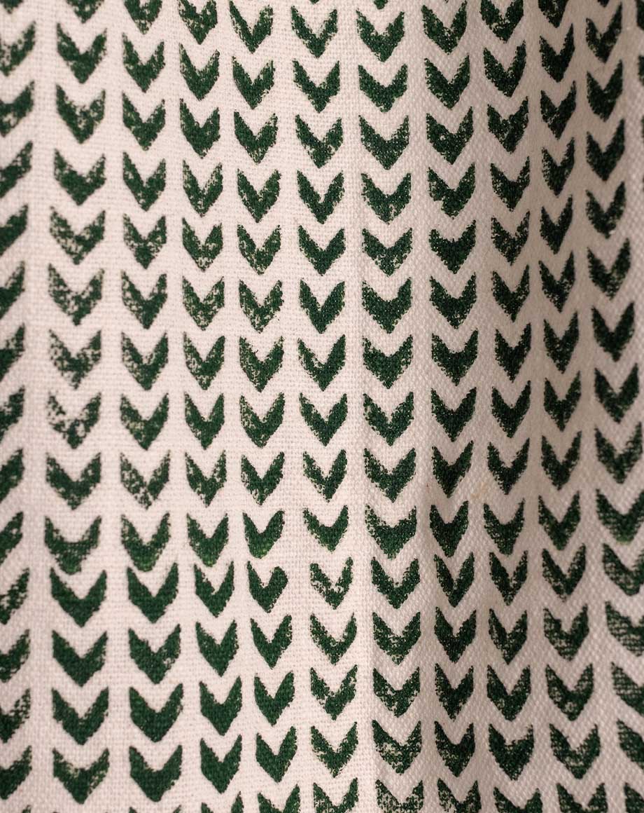Green Leher Linen Tea Towel