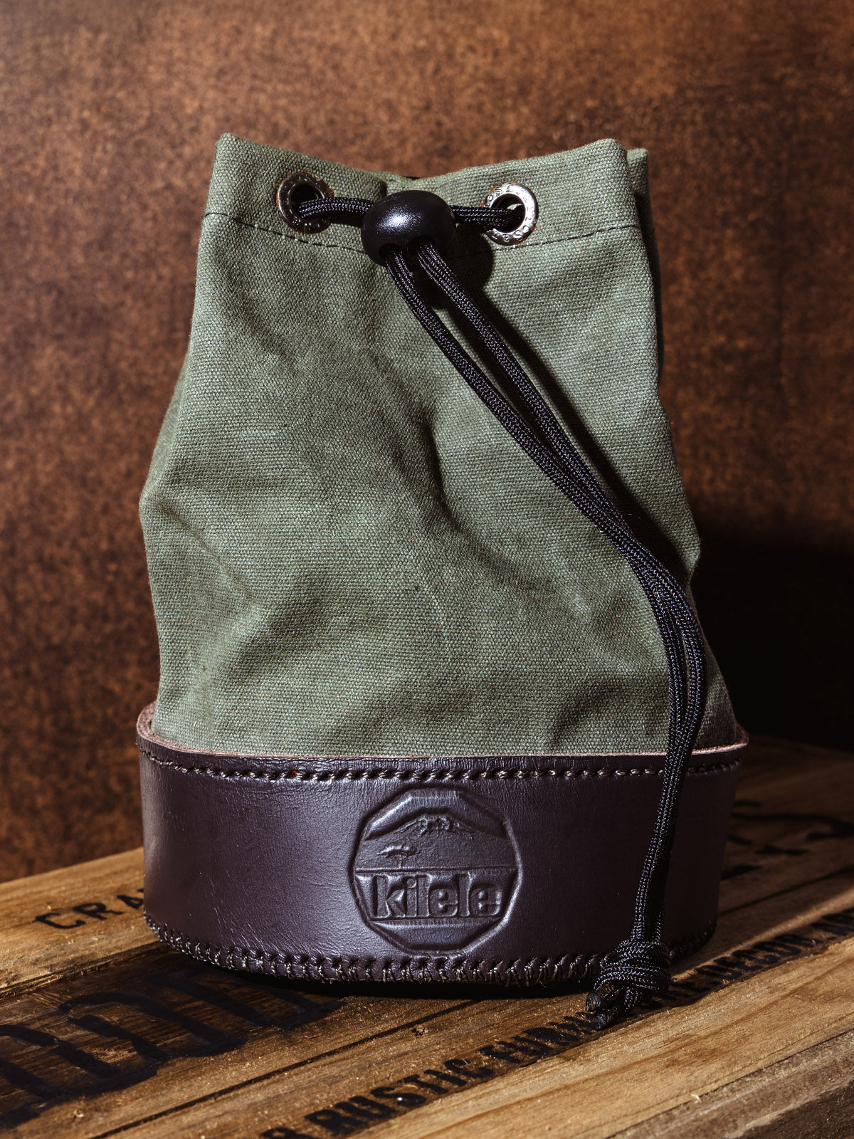 Canvas & Leather Shell Bag
