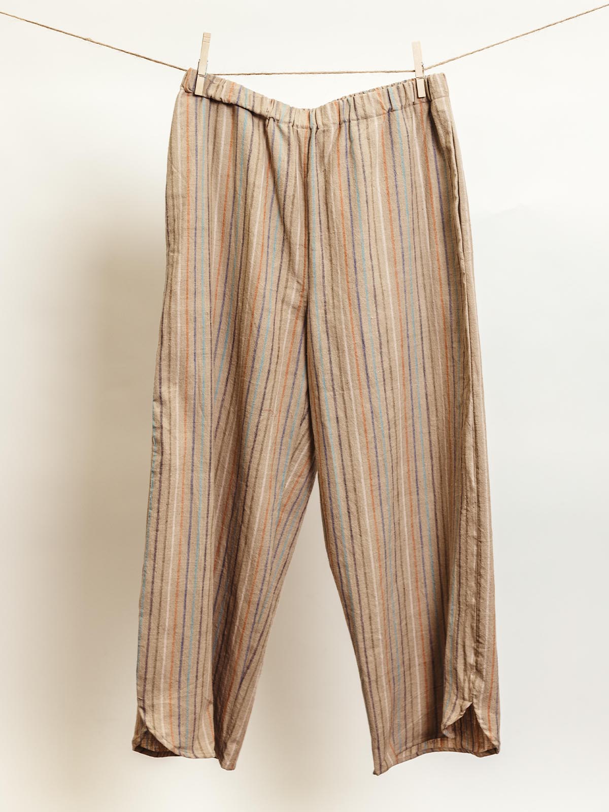 The Rest Collection Sleep Pants - Tan Stripes
