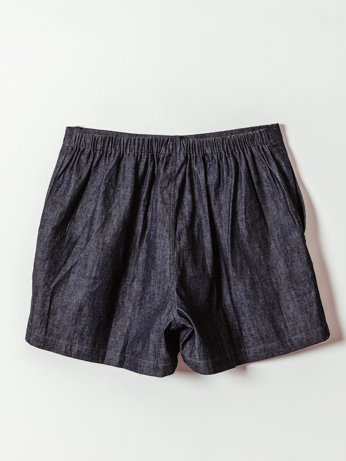 Indi Cotton Shorts in Denim Blue