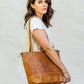 Women’s Leather Tote in Brown