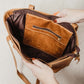 Women’s Leather Tote in Brown