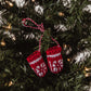 Red & White Mitten Ornaments