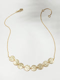 Mini Disc Gold Plated Necklace