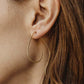 Pipal Leaf Gold Plated Brass Earrings