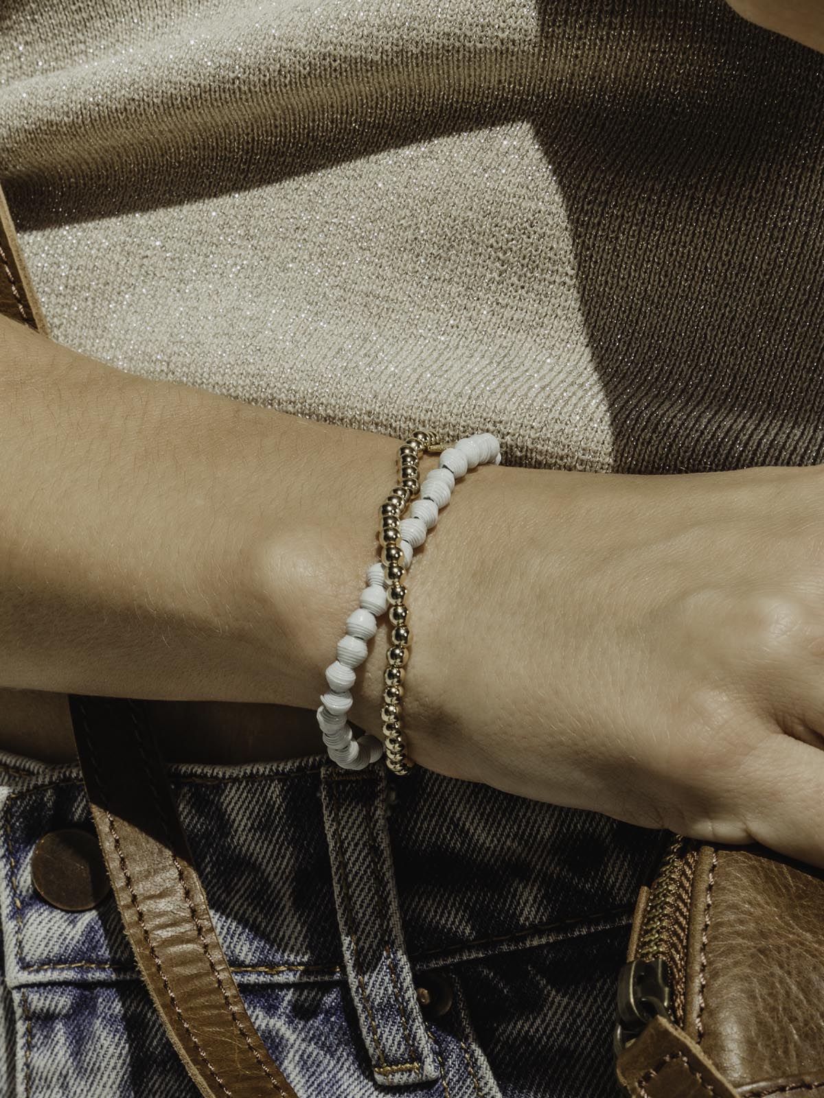 Gold Beaded Bracelet