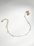 Gold Satellite Beaded Anklet