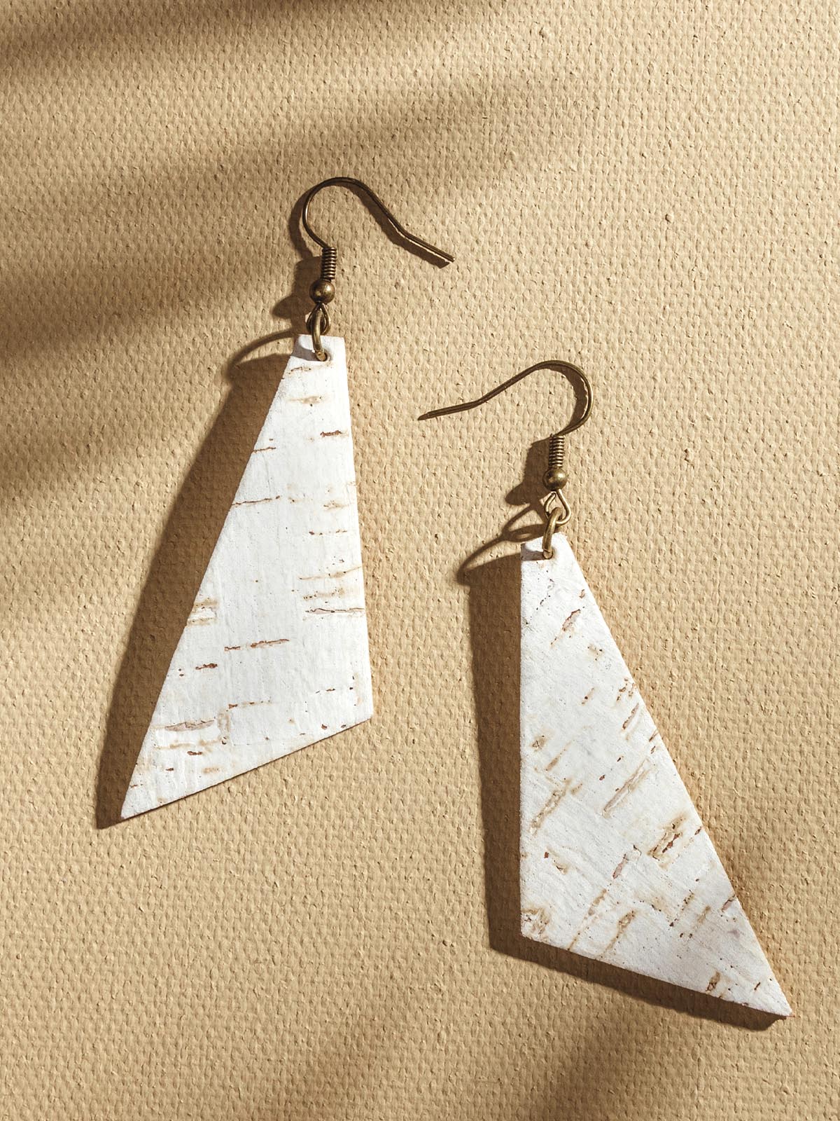 Geometric Cork Earrings