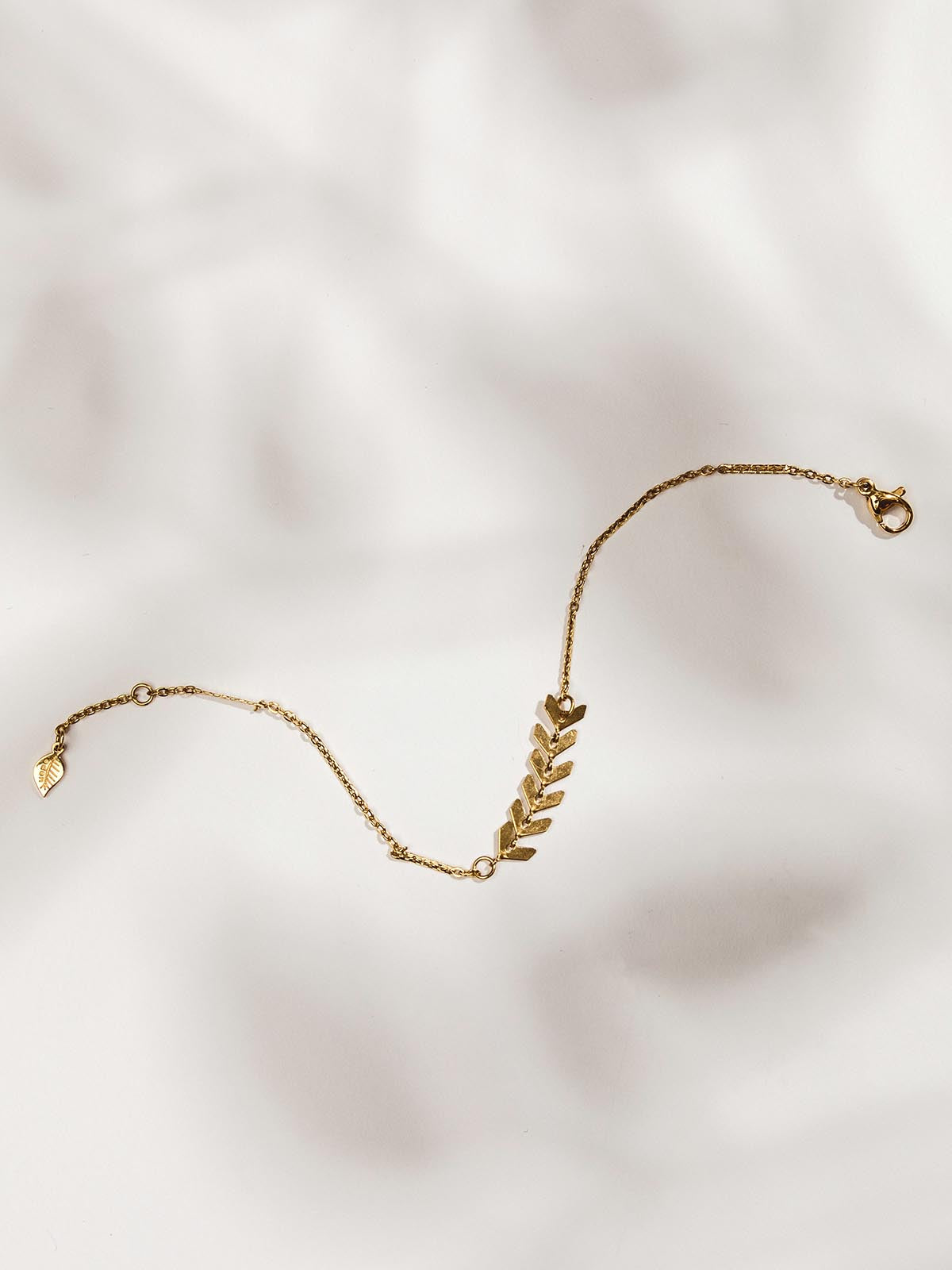 Desert Wildflower Gold Chain Bracelet