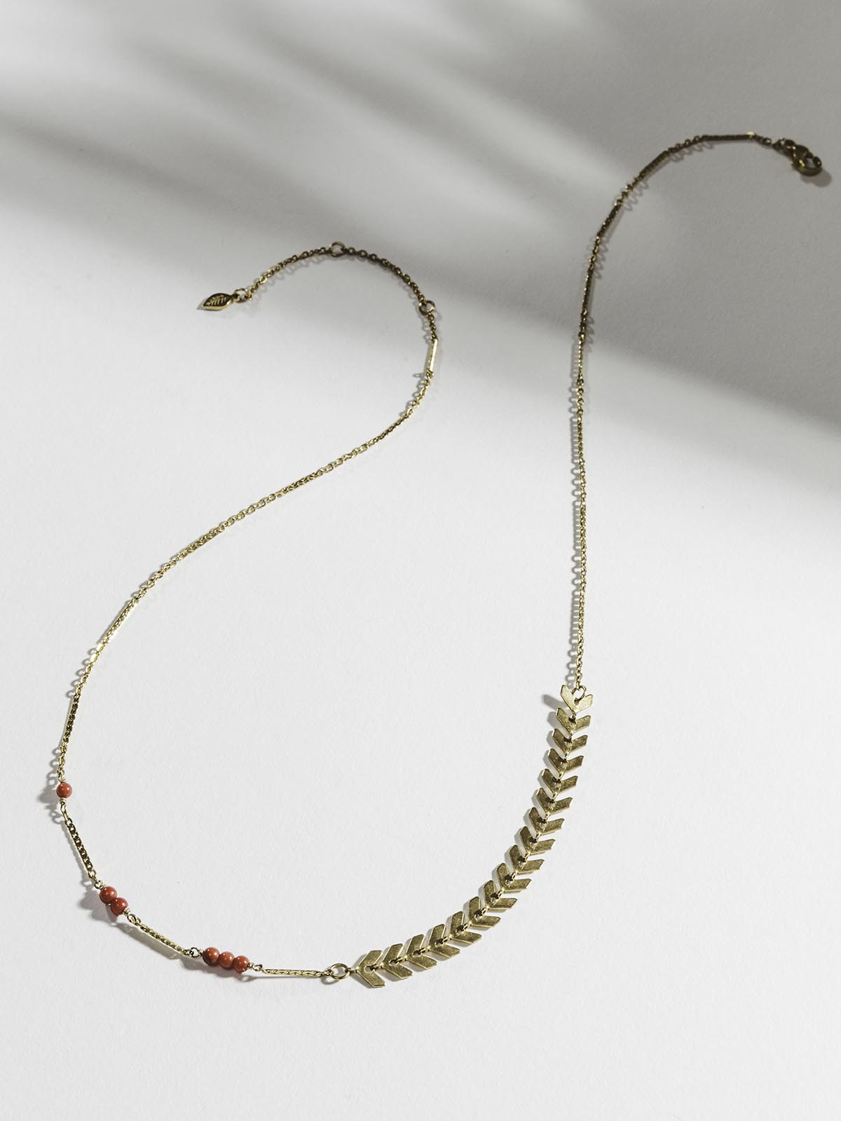 Desert Wildflower Chevron Necklace