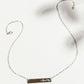 Speak Up Gold Bar Necklace
