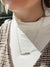 Speak Up Gold Bar Necklace