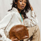 Small Halfmoon Leather Purse