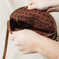 Small Halfmoon Leather Purse