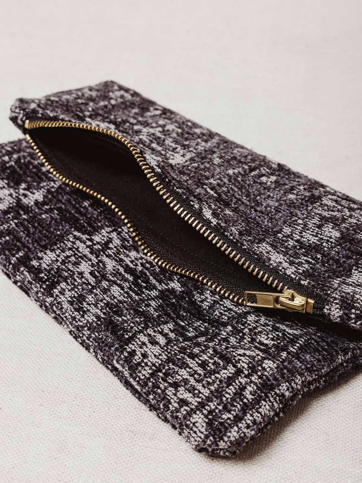 Gray Hobo Clutch