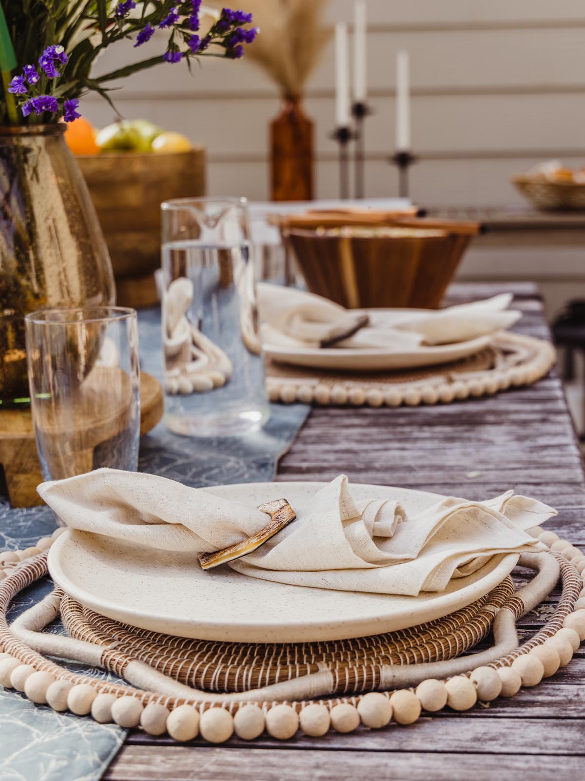 White Cloth Napkins (Set of 4)
