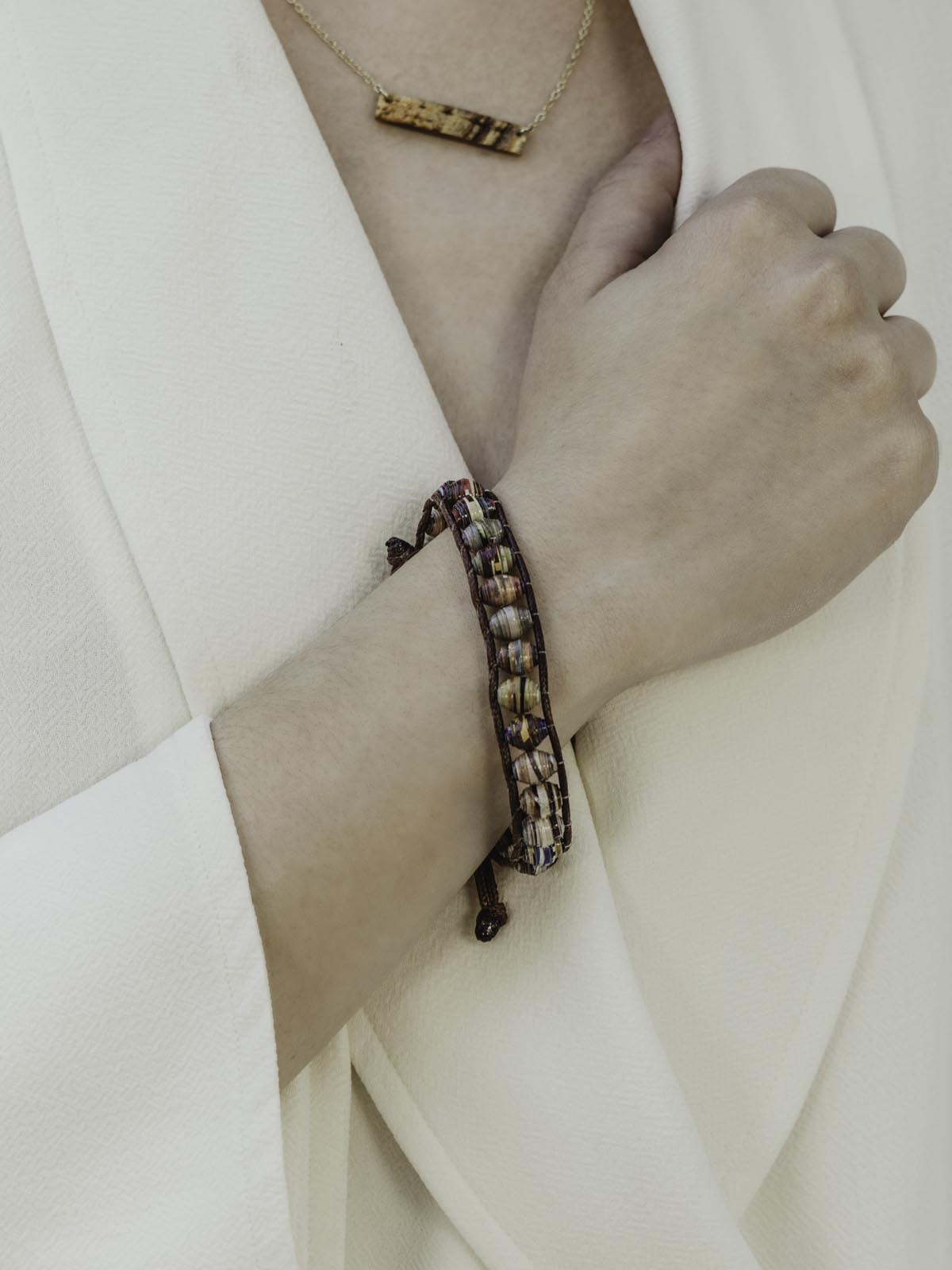 Adjustable Beaded Bracelet
