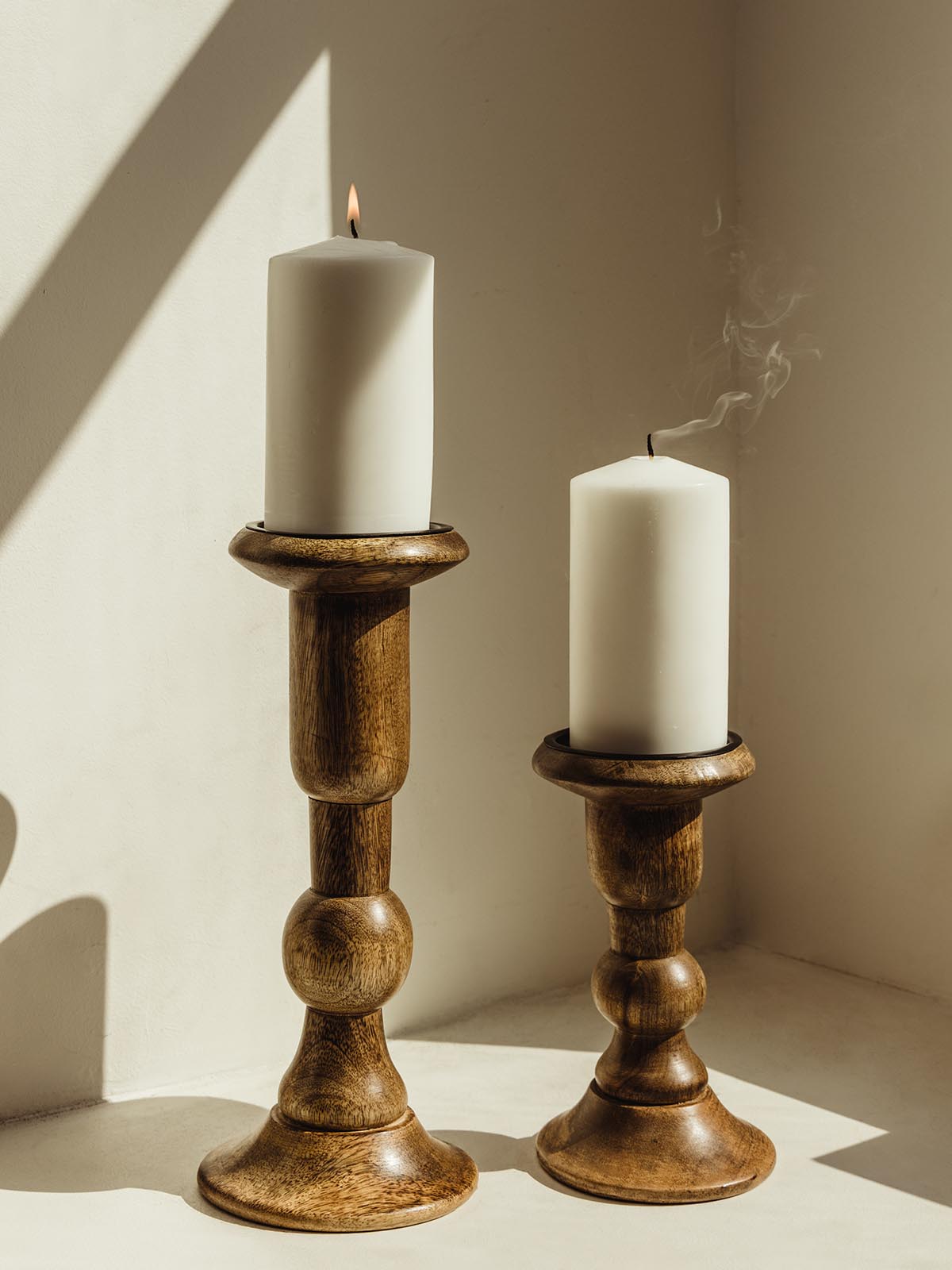 Wooden Candle Stand
