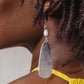 Hammered Aluminum Earrings