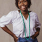 Acai Green Beaded Necklace