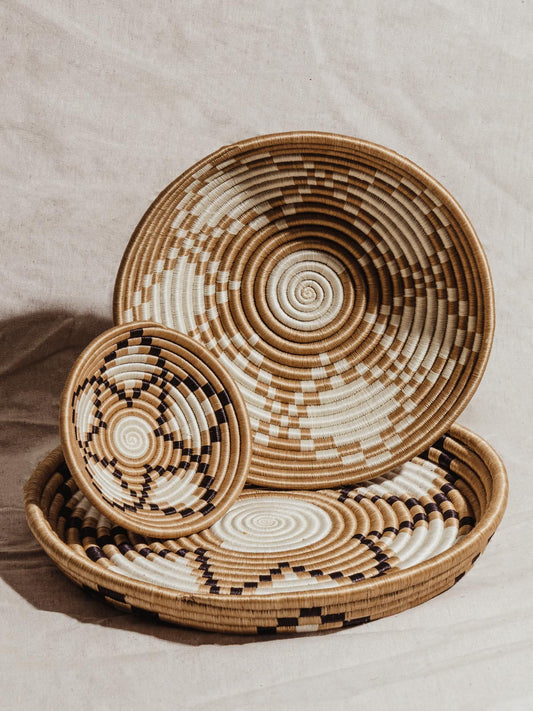 Woven Bowls/Tray