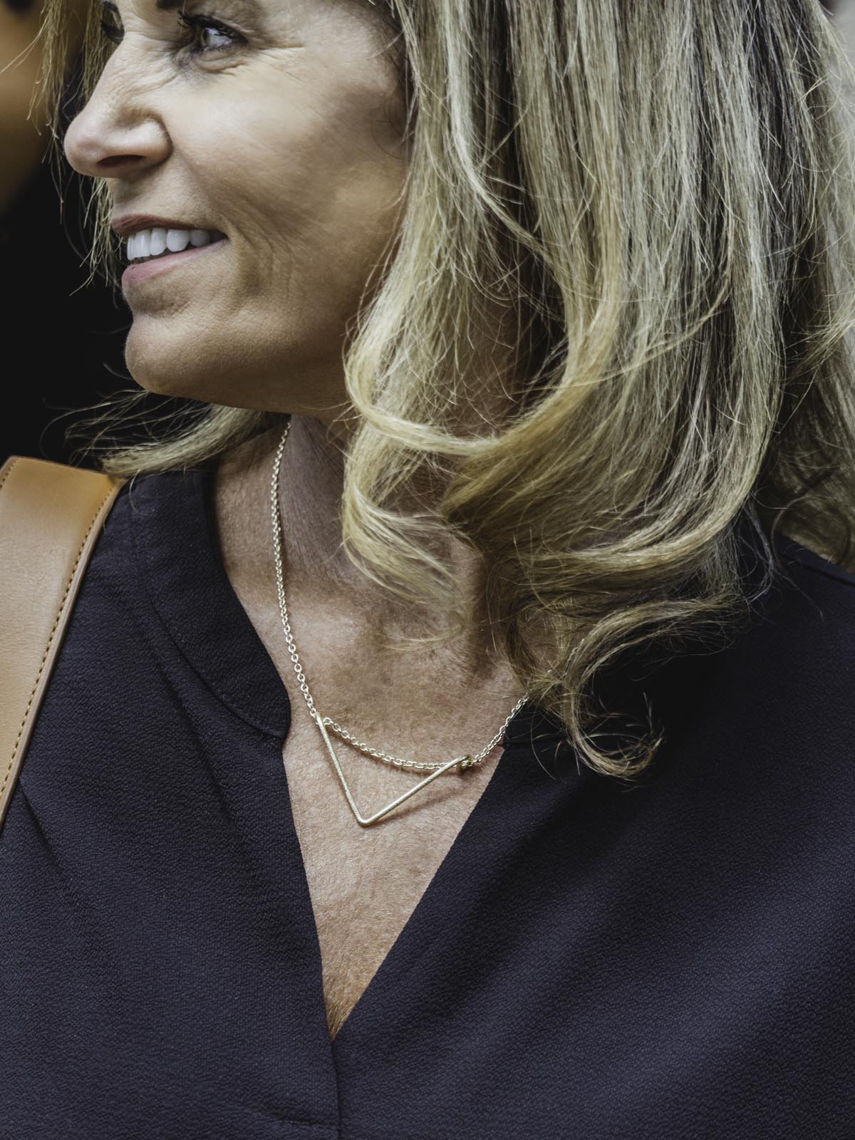 Gold Triangle Necklace