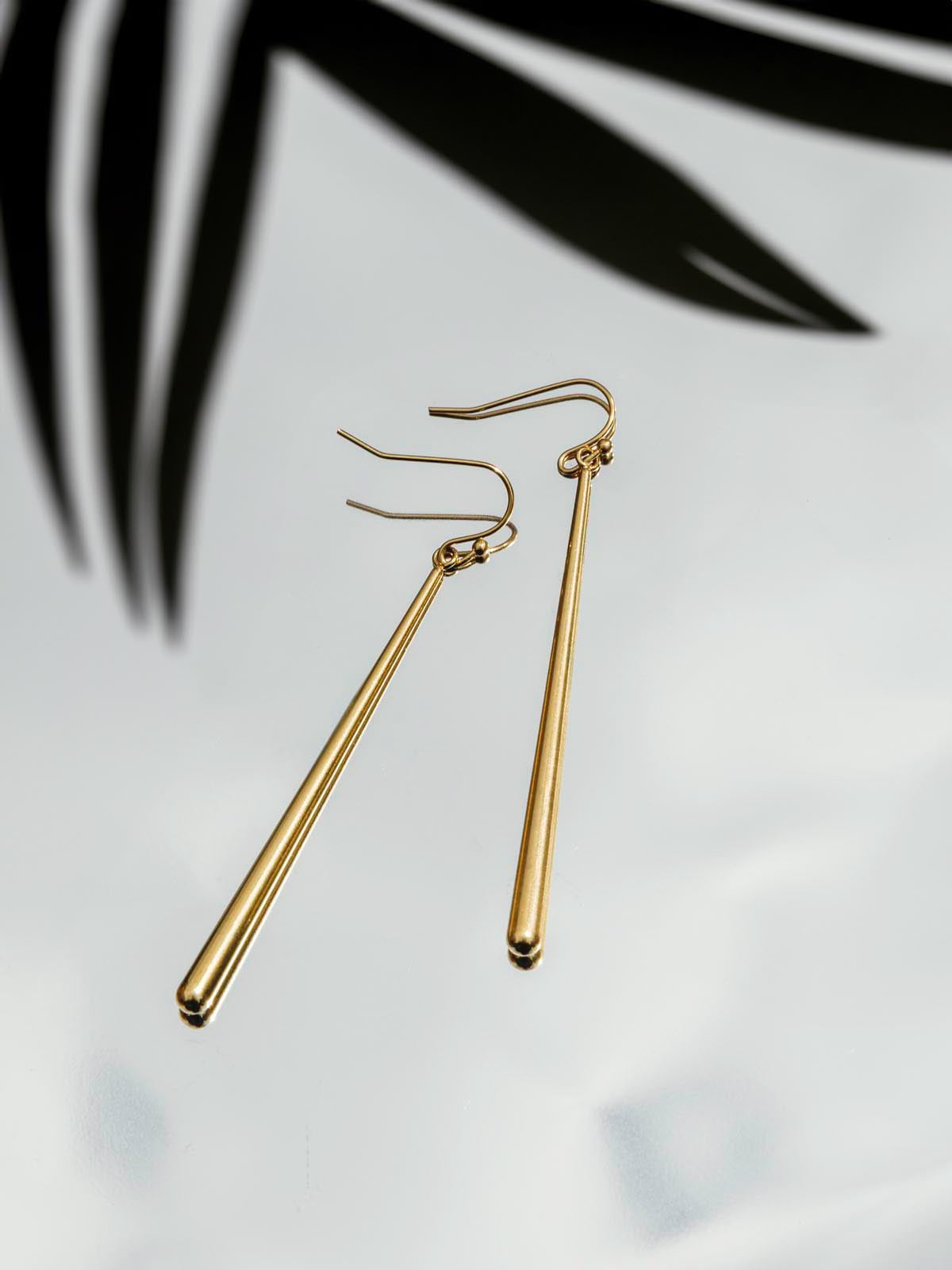 Column Drop Earrings