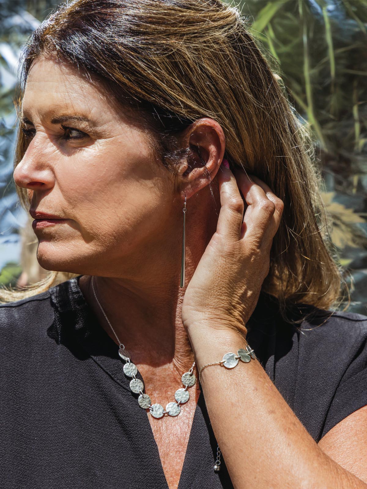 Column Drop Earrings