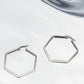 Silver Geometric Earrings
