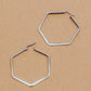 Silver Geometric Earrings
