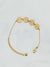 Hammered Disc Bracelet (Silver or Gold)