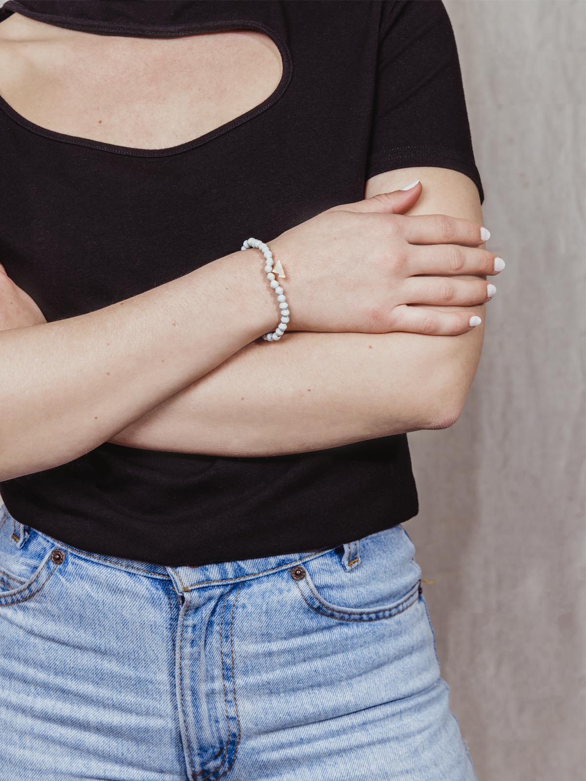 Mountain Charm Beaded Bracelet
