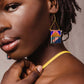 Neon Fringe Earrings