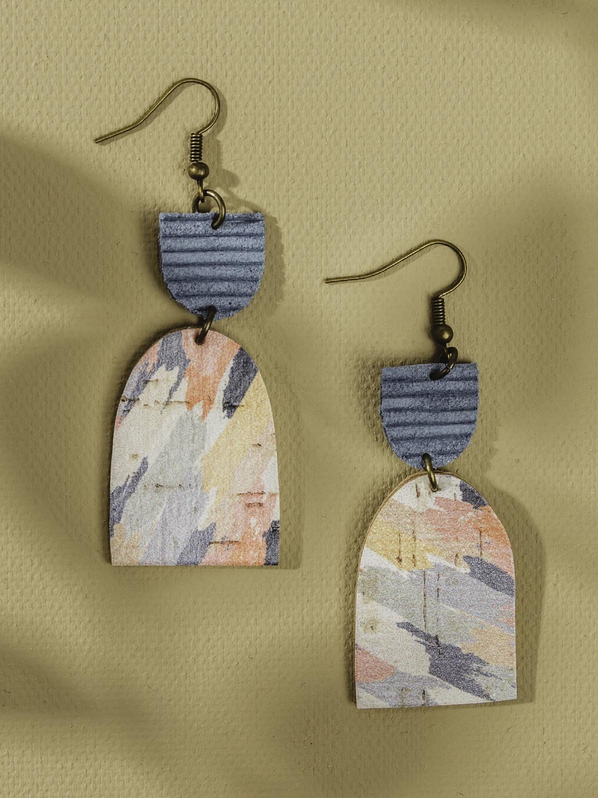 Geometric Colorful Dangle Earrings
