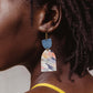 Geometric Colorful Dangle Earrings