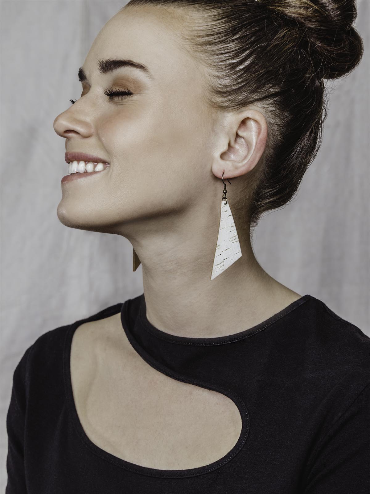 Geometric Cork Earrings