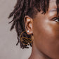 Gold and Pearl Hoop Earrings