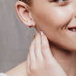 Geometric Paper Bead Earrings
