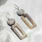 Geometric Bone Earrings