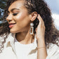 Geometric Bone Earrings