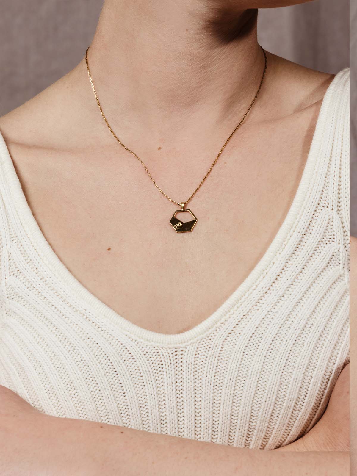 Geometric Pendant Necklace