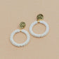 Beaded Hoop Earrings