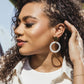 Beaded Hoop Earrings