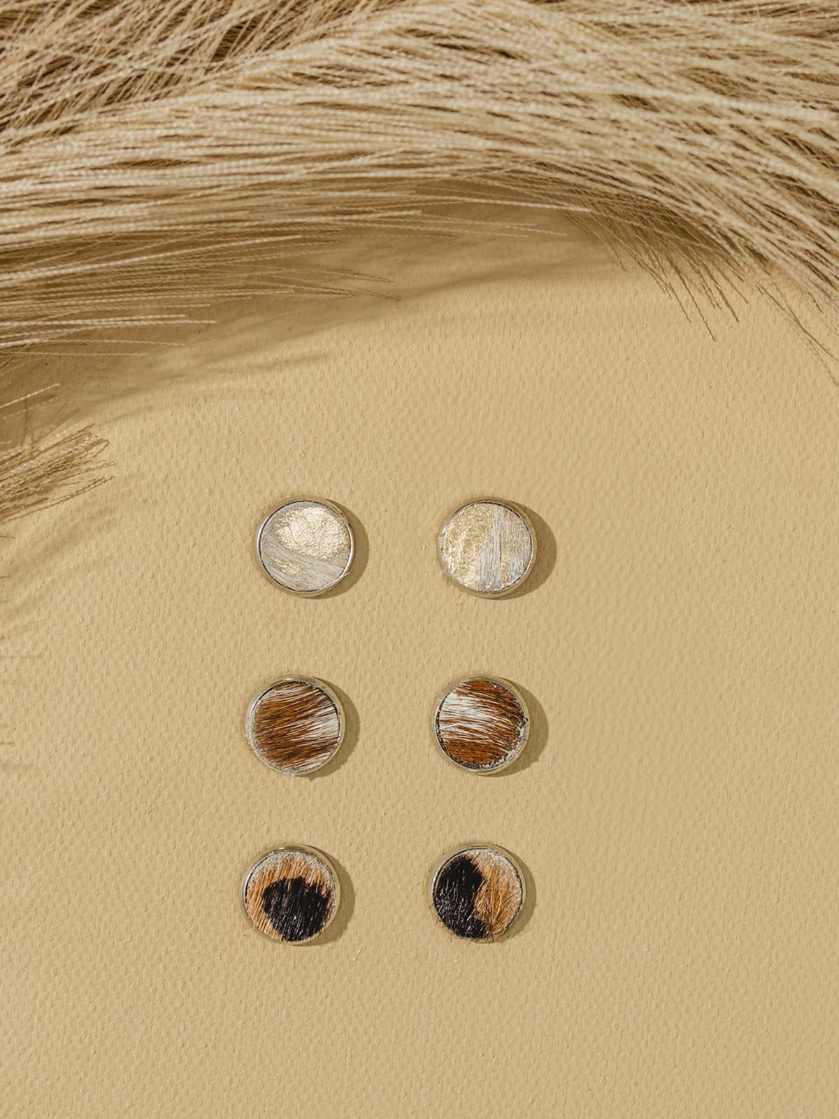 Leather Earrings (set of 3)