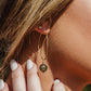 Beaded Hoop Earrings