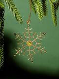 Gold Snowflake Ornament