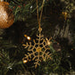 Gold Snowflake Ornament